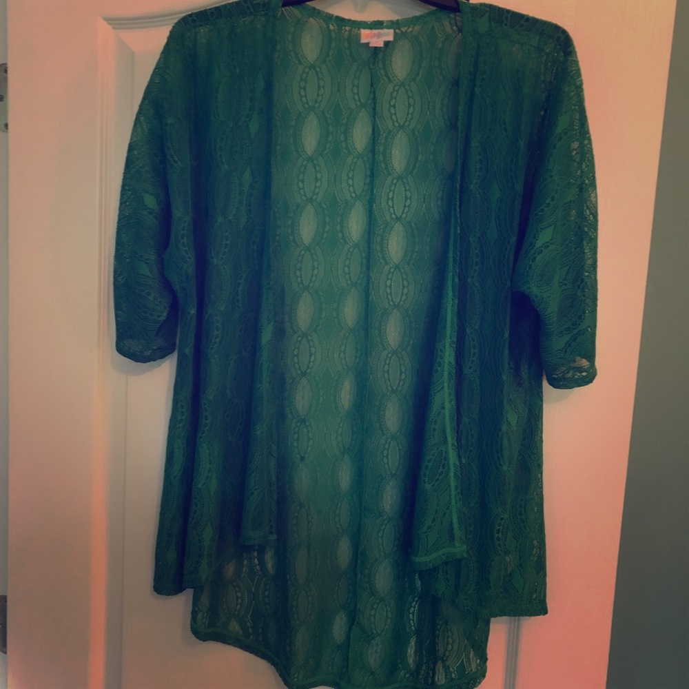 Green Lace LulaRoe Lindsay S
